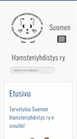 Mobile Screenshot of hamsteriyhdistys.fi